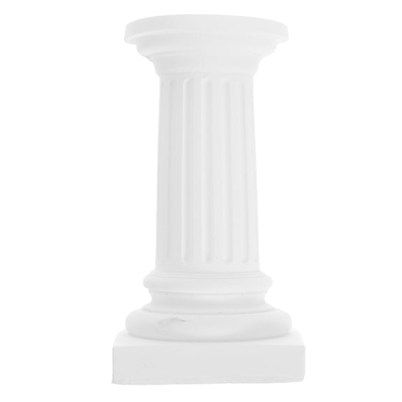 STOBOK Roman Pillar Statue Decorative Sculpture with Display Base Stand
