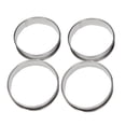 thumbnail image 2 of 4 Inch Muffin Rings Crumpet Rings, Set of 30 Stainless Steel Muffin Rings Molds Double Rolled Tart Rings Round Tart Ring, 2 of 8