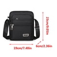 thumbnail image 4 of JoveMarine Unisex Waterproof Messenger Bag with Six-Layer Zipper Business Style Shoulder Bag for Men and Women Upgraded Multi-Compartment Crossbody Bag for Office and Travel Army Green, 4 of 5