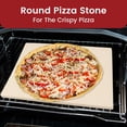 thumbnail image 5 of NFTIGB Rectangular Pizza Stone 12x15in / 30.4x38.1cm Uniform Heat Distribution Easy To Clean Cordierite Baking Stone for Oven Grill, 5 of 9