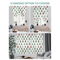 thumbnail image 4 of Christmas Tie Up Curtains for Windows 45 Inch Length Balloon Curtains Kitchen Adjustable Balloon Window Shade Winter Xmas Trees Country Farmhouse Rustic Tie Up Valance Bathroom Curtain Window 42"x45", 4 of 6