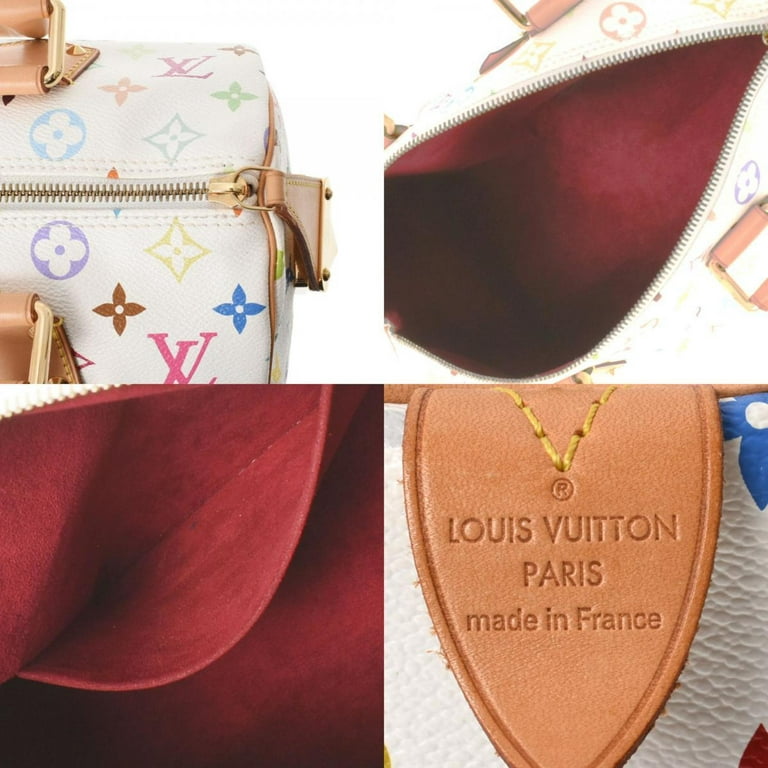 Used LOUIS VUITTON Louis Vuitton Multicolor Speedy 30 Bron (White