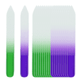 thumbnail image 1 of Set of 20 Professional Crystal Glass Nail Files Manicure Gradient Rainbow Color for Nail polishing, 1 of 4