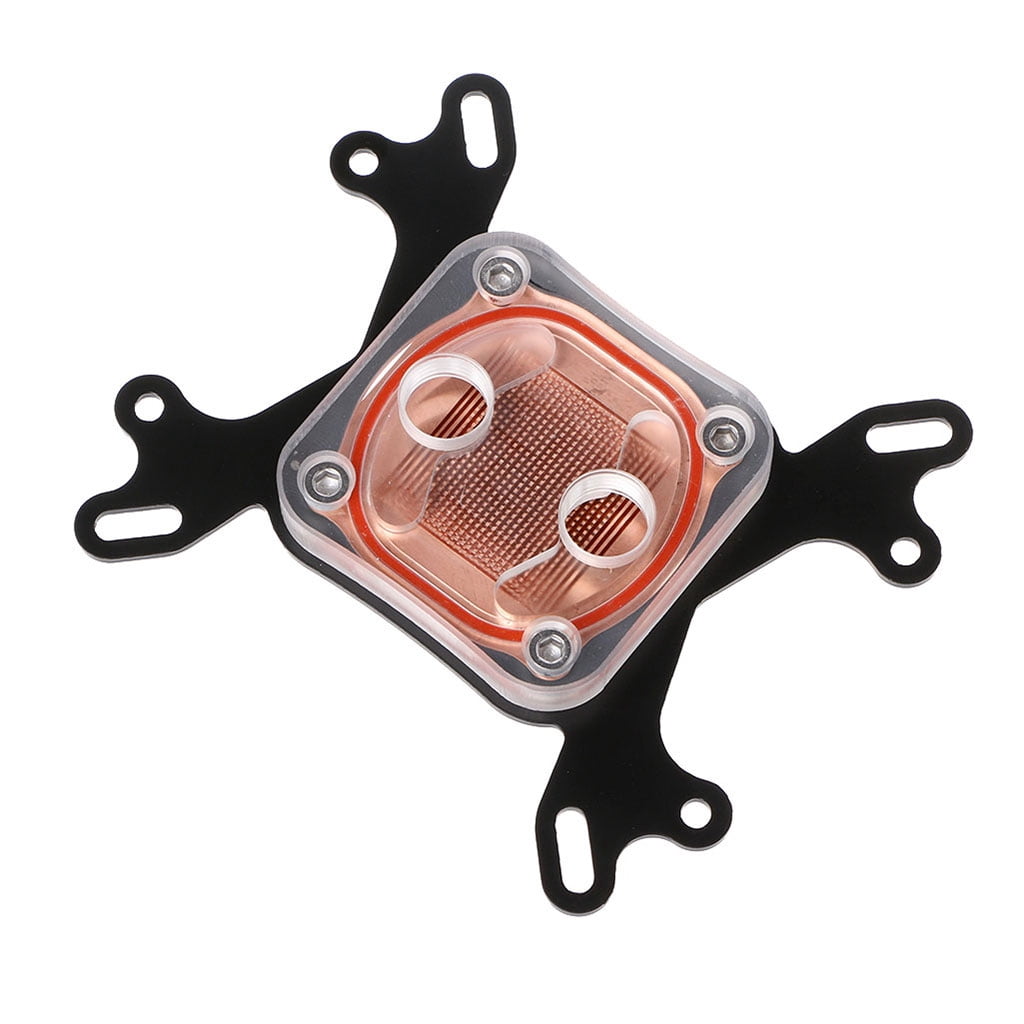 WINDLAND Computer CPU Water Cooler 50mm Transparent Cover Cooling Block For AMD for Intel