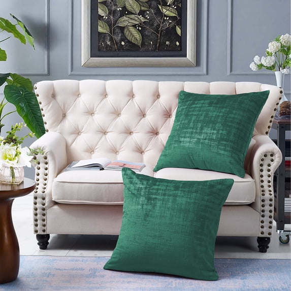 Home Soft Things Textured Velvet 2 Piece Pillow Shell Set - Eden - 26" x 26"