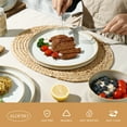thumbnail image 6 of ALOFMO Stoneware Dinnerware Sets, Plates and Bowls Sets, Dish Set for 4, 12 Piece Dinner Set, Plate Sets for Kitchen, Cappuccino White, 6 of 10