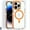 Orange, variant on Dteck Magnetic Case for iPhone 11 Pro Max, Compatible with MagSafe, Clear Slim Crystal Transparent Cover Shockproof Bumper Case for iPhone 11 Pro Max,White
