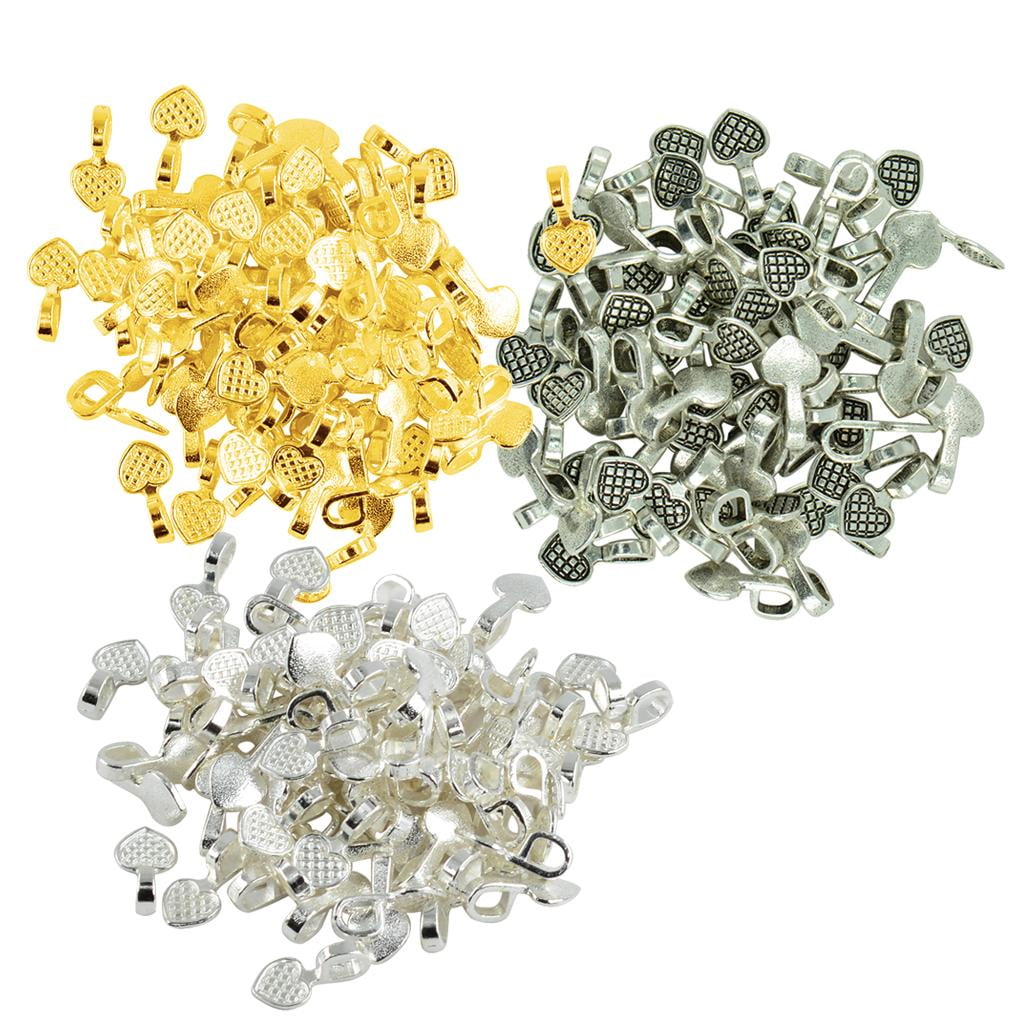  Jeyiour 300 Pieces Jewelry Bail Beads Charms with 300