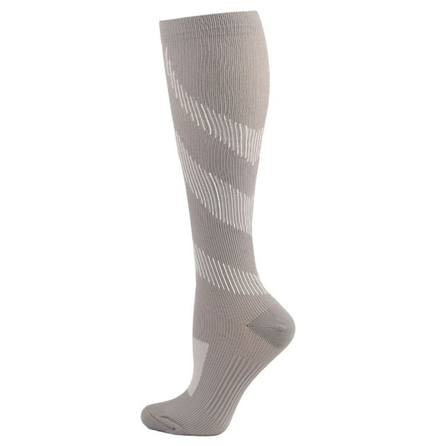 ylioge Chaussettes en Coton pour Femmes et Hommes Unisexe Extensibles Respirantes Jusqu'aux Genoux à Blocs de Couleur Mi-Mollet Plein Air Sport Randonnée Chaussettes de Bottes Bas