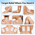 thumbnail image 3 of FRESHDEW TENS Unit Electrode Pads, 12Pcs Reusable TENS Electrode Pads for EMS, 3 Sizes, 3 of 6