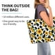 thumbnail image 2 of Balery Cute Cow Print Sunflower A Bolsa Tote Estilo Estético con Cremalleras, Bolsa de Hombro, Bolsa de Compras Grande y Plegable, 2 of 8
