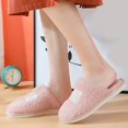 thumbnail image 2 of Vedolay Women's Shoe Winter Warm Boots Cozy House Shoes Indoor Outdoor Anti Slip Pink,41, 2 of 5