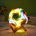 thumbnail image 1 of Kit de luz nocturna DIY con forma de rosa ZJT250119873 | Lámpara de noche USB plegable creativa para niños | Juguete educativo y decoración para el dormitorio | Regalo para armar | Decoración para el, 1 of 2