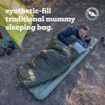 thumbnail image 3 of Saco de Dormir Big Agnes Anthracite 20°F Mujer Ancho Largo, 3 of 8