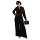 thumbnail image 1 of Palazzo Elegante de una Pieza con Blusa de Lazo y Pantalón Plisado para Mujer, 1 of 6