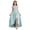 Light Blue, variant on Spaghetti Strap Junior Bridesmaid Dresses Silk Satin Ruffle Slit Flower Girl Dress for Teen Girls Formal Dresses for Girls 5-14 Years