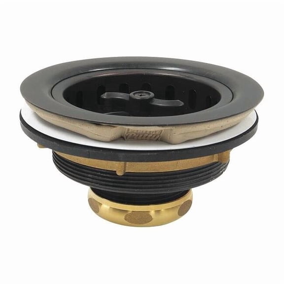 Sink Strainer,Polished Brass,5" L 59-3224