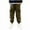 Green, variant on Babcutegg Kids Boys Cargo Pants Full Length Side Pockets Wide Leg School Wear Pants for Kids Black Size 3