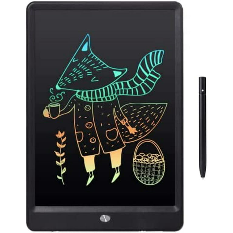 LCD Writing Tablet for Kids 10 Inch, Colorful Doodle Board Drawing Tablet  with Lock Function, Erasable Reusable Writing Pad, Educational Christmas