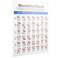 thumbnail image 2 of Mandolin Chord Poster, Practical Mandolin Chords Musical Instruments Accessories Long Tube Packaging  For Beginners, 2 of 8