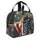 thumbnail image 2 of Easygdp North American Bald Eagle1 Bolsa Térmica Premium - Tela Oxford Impermeable, Gran Capacidad, Bolsillo Frontal, Unisex para Trabajo, Escuela, Actividades al Aire Libre y Picnics, 2 of 8