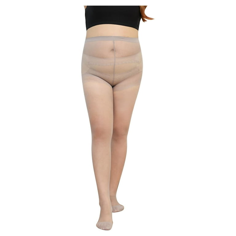 MANZI 2 Pack Plus Size Tights for Women 70D Queen Size Tights 