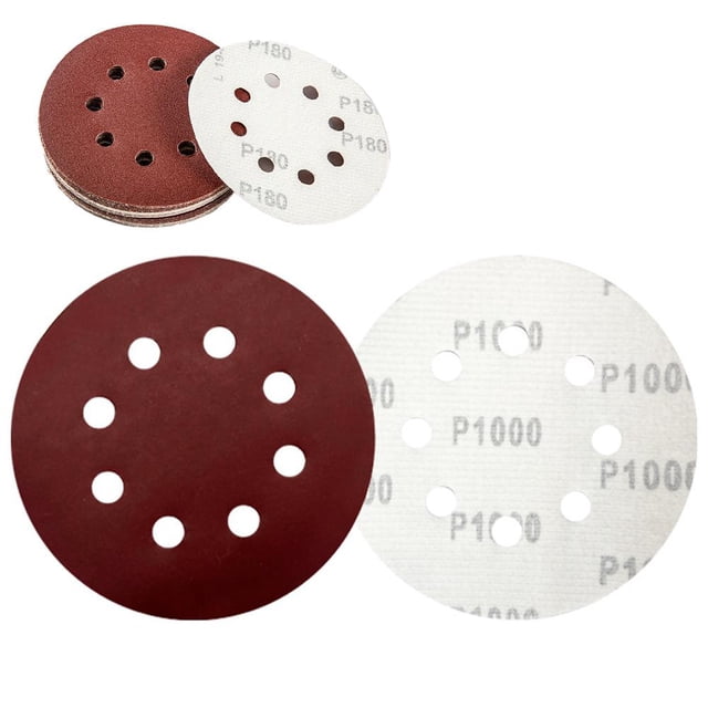 Orbital Sander Pads With Hook And Loop Design Offering Various Grits For Woodworking Metalworking And Finishing Projects Ideal For Random Orbital Sanders