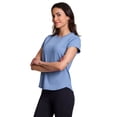 thumbnail image 3 of RBX Active Women's Textured Jacquard Mesh Crewneck Workout T-Shirt, 3 of 5