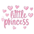 thumbnail image 3 of Adhesivos de pared de PVC con forma de corazón rosa con forma de princesita, 20 x 40 cm, 3 of 4