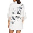 thumbnail image 2 of Flora Nikrooz Womens Millay Charmeuse Kimono Robe Style-Q80865, 2 of 2