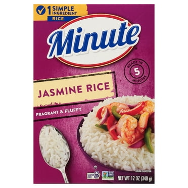 Minute Instant Jasmine Rice, Fragrant and Fluffy, 12 oz