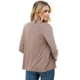 thumbnail image 6 of Open Front Draped Long Sleeve Cardigan, 6 of 10