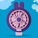 thumbnail image 1 of Xihbxyly Ventilador de Muñeca Portátil, Recargable Por Usb, Diseño de Correa Ajustable, Potente Viento, Ideal para Actividades Al Aire Libre, Viajes, Playa, Oficina, Ligero, Tamaño Compacto., 1 of 4