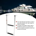 thumbnail image 1 of Ladder Marine 2 Step Ladder Telescopic Stainless Steel Dropped Ladder for Boat Yacht, 1 of 7