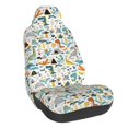 thumbnail image 1 of Fotbe Cartoon Dinosaur Funda para Asiento de Auto con Estampado – Impermeable y Antisudor – Ajuste Universal, Lavable a Máquina, Antideslizante (1 Pieza), 1 of 5