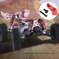 thumbnail image 2 of Brazo de dirección del coche rc Zulema 25T compatible con WLTOYS 144001 1:14 rojo, 2 of 7