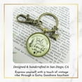 thumbnail image 4 of Memorial Gutsy Goodness Bronze Metal Keychain Sometimes Times I Look Up Miss You Adult Female Remembrance Gift, 4 of 8
