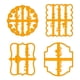 thumbnail image 2 of Bewildely Molde para galletas Cocinar Galletas de plástico Molde de forma de galleta de plástico Molde de forma Type3 NO3, 2 of 6