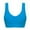 Dark Blue, variant on Oplxuo 3 Pack Plus Size Sports Bras for Women Soft Wirefree Padded Sleep Bra Workout Yoga Gym Fitness Bra Medium Support