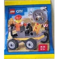 thumbnail image 1 of LEGO City: Construction Worker Minifigure with Buzzsaw Vehicle, 1 of 5
