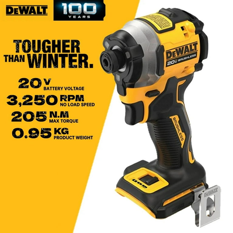 2025 Dewalt DCF850 Tournevis sans fil 3250 tr/min 205 N·m