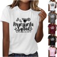 thumbnail image 1 of Fiudx Liquidación de Ofertas Flash Camisas Mayo de Moda para Mujer, Camisetas de Manga Corta para Fiesta de Mayo, Blusas, 1 of 4