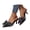 Black, variant on Women's Elegant Polka Dot Bow Mule Heels Summer Satin Pointed Toe Kitten Heel Slides for Casual Dressy Wear Black 5.5