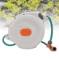 thumbnail image 1 of Retractable Garden Hose Reel, High Pressure Sprayer, Automatic System Heavy Duty Automatic Hose Reel Wall Mount, 1 of 7