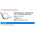 thumbnail image 2 of Speedometer Cable - Compatible with 1994 - 1995 Mercedes-Benz E320, 2 of 2