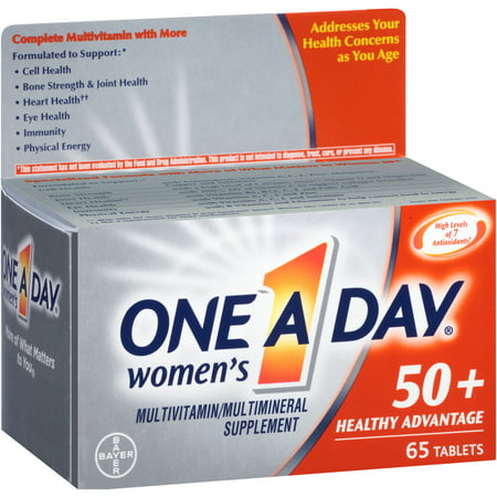 One A Day femmes 50+ Advantage santé multivitamines comprimés - 65 CT