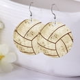 thumbnail image 1 of Pendientes de cuero de voleibol FLhrweasw Para estrenar, 1 of 2
