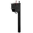 thumbnail image 2 of Traditional Curbside Mailbox with Newspaper Tube and Springfield Mailbox Post, 2 of 7