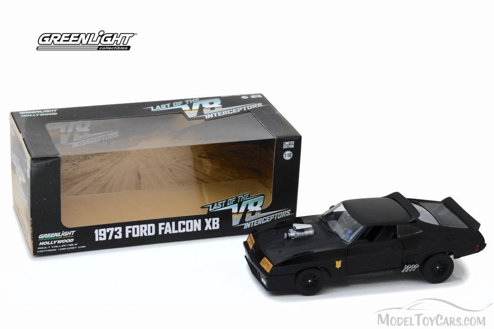 1973 Ford Falcon XB Last of the Interceptors, Black - Greenlight 12996 - 1/18 Scale Diecast Model Toy Car