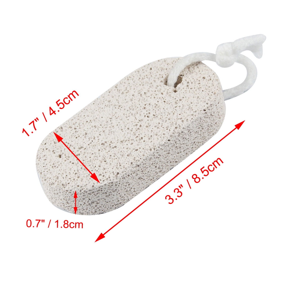 Unique Bargains Natural Pumice Stone Foot Sanding File Callus Remover for Cracked Skin